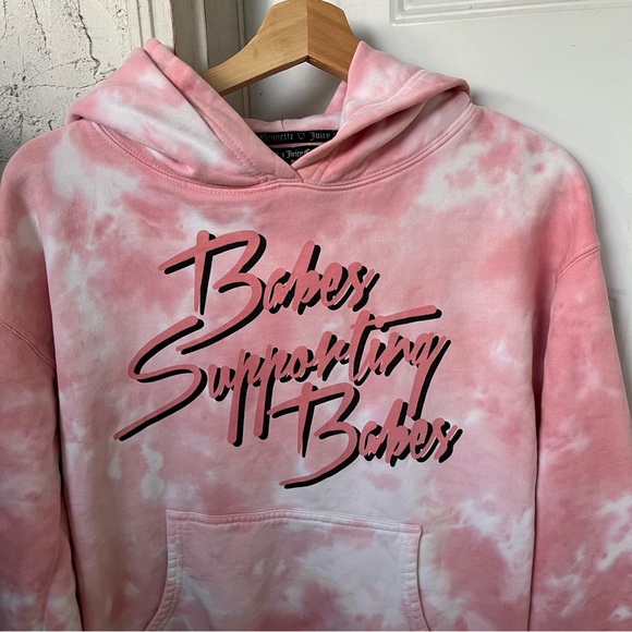 Juicy Couture Brunette The Label Pink Hoodie! - Picture 2 of 10